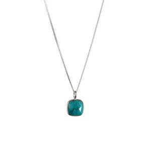 Turquoise with sterling silver outline