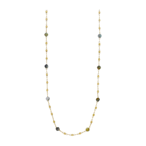 Multicoloued beaded necklace