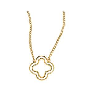 Mother of pearl four-leaf clover