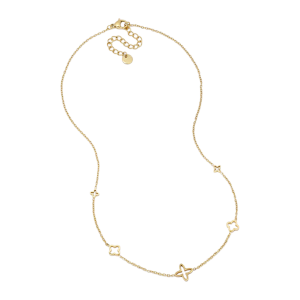 Cutout flower necklace