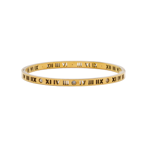 Roman numeral hinged bangle