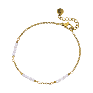 Faceted bead bracelet