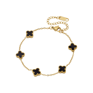 Four leaf clover - black