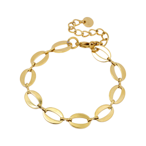 Flat oval link